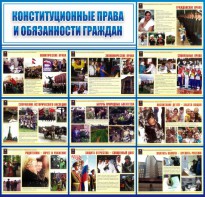 Стенд "Конституционные права и обязанности граждан" - fgospostavki.ru - Семёнов
