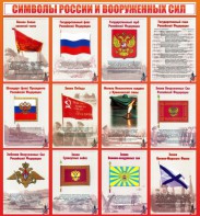 Стенд "Символы России и вооруженных сил" - fgospostavki.ru - Семёнов