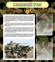 Стенд "Воинский учет" Вариант 2 - fgospostavki.ru - Семёнов