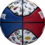 Мяч баскетбольный Wilson NBA All Team (размер 7, резина, тренировочный) - fgospostavki.ru - Семёнов